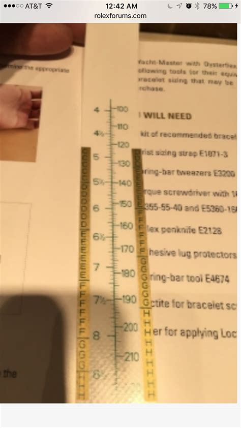 rolex bracel size|Rolex oysterflex strap size chart.